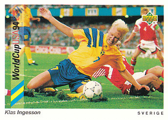 Klas Ingesson Sweden Upper Deck World Cup 1994 Preview Eng/Ger #166